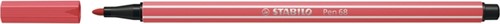 Viltstift STABILO Pen 68/47 medium roestig rood