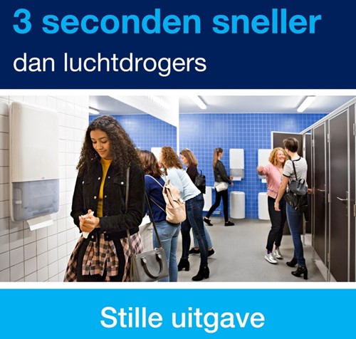 Handdoek Tork H5 PeakServe Universal 1-laags 201x225mm 12x410 vel wit 100585-2