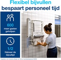 Handdoekdispenser Tork H5 Elevation PeakServe wit 552500-2