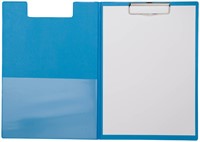Klembordmap MAUL A4 staand met penlus PVC neon lichtblauw-9