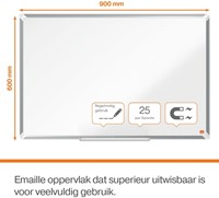 Whiteboard Nobo Premium Plus 60x90cm emaille-3
