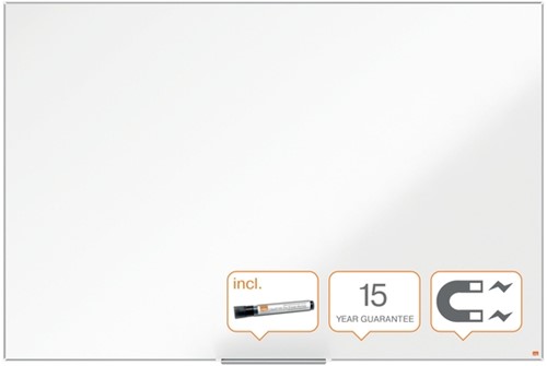 Whiteboard Nobo Impression Pro 120x180cm staal-1