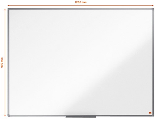 Whiteboard Nobo Essence 90x120cm staal-2