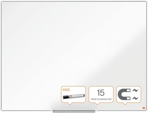 Whiteboard Nobo Impression Pro 90x120cm staal-9