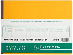 Effectenregister Exacompta BV SLR 240x320 80vel assorti