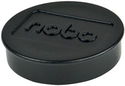 Magneet Nobo 38mm zwart 10 stuks