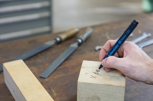 Viltstift Schneider Maxx 133 schuin 1-4mm zwart-2