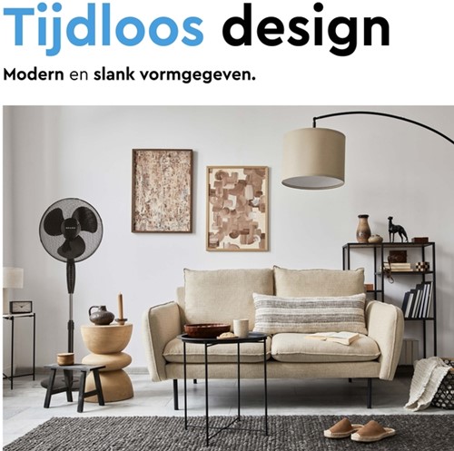 Statiefventilator BRASQ met remote Ø 40cm zwart-2