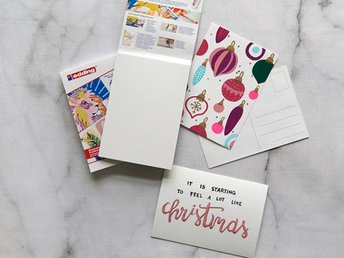 Olie-  en Acrylblok edding 30010 A6 20 vel 300 gram wit-3