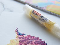 Olie-  en Acrylblok edding 30010 A6 20 vel 300 gram wit-6