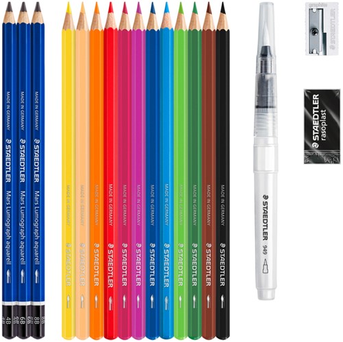 Kleurpotlood Staedtler Design Journey watercolor aquarel 18-delig-2