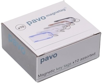 Sleutellabel Pavo Magnettag assorti 10 stuks-3