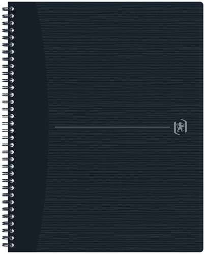 Spiraalblok Oxford Origin A4+ lijn 140 pagina's 90gr zwart