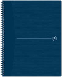 Spiraalblok Oxford Origin A4+ lijn 140 pagina's 80gr blauw