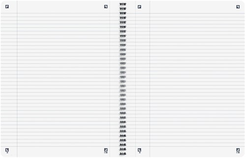 Spiraalblok Oxford Origin A4+ ruit 5x5mm 140 pagina's 80gr zwart-3