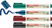 Permanent marker edding 22 Ecoline, schuin, assorti, set à 4 stuks-2