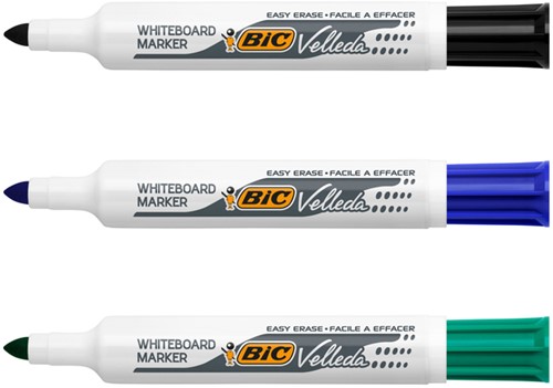 Whiteboardmarker Bic Velleda 1711 rond large zwart-2