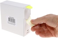 Etiket Rillprint 25mm op rol fluor geel 500 stuks-4