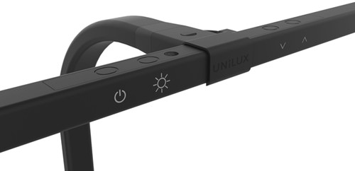 Bureaulamp Unilux Strata led tafelklem zwart-2