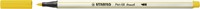 Brushstift STABILO Pen 568/24 citroengeel