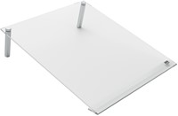 Notitiebord Nobo transparant acryl schuin A4