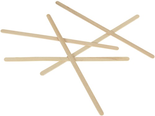 Roerstaafje IEZZY 140mm hout 1000 stuks-2