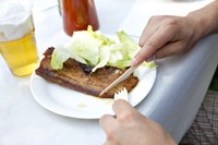 Mes 160mm hout pak/100-1