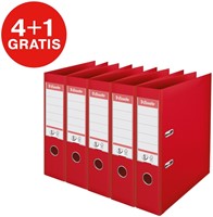 Ordner Esselte Vivida No.1 multipack 75mm A4 5 stuks rood-6