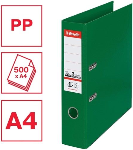 Ordner Esselte Vivida No.1 multipack 75mm A4 5 stuks groen-4