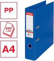 Ordner Esselte No.1 72mm PP 30% gerecycled folie Multipack blauw 5 stuks-3