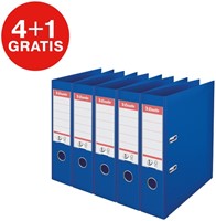 Ordner Esselte No.1 72mm PP 30% gerecycled folie Multipack blauw 5 stuks-6