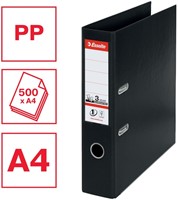 Ordner Esselte No.1 72mm PP 30% gerecycled folie Multipack zwart 5 stuks-5