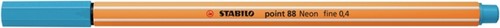 Fineliner STABILO point 88/031 fijn neon blauw-2