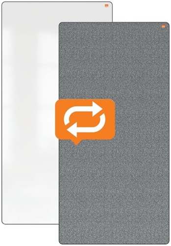 Draagbaar whiteboard en memobord Nobo Move & Meet 90x180cm-14