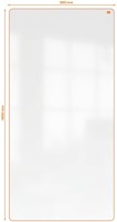 Whiteboard Nobo Move & Meet 90x180cm oranje-4