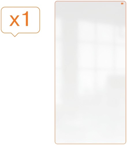 Whiteboard Nobo Move & Meet 90x180cm oranje-11