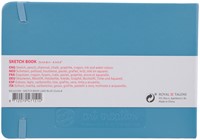 Schetsboek Talens Art Creation 80 witte vellen 140gr 210x150mm blauw-2