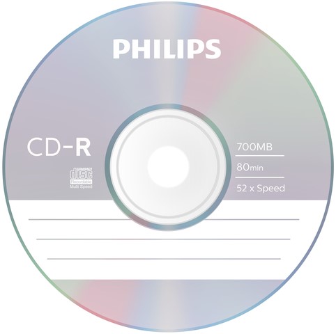 CD-R Philips 80Min 700MB 52x SP 50 stuks-2