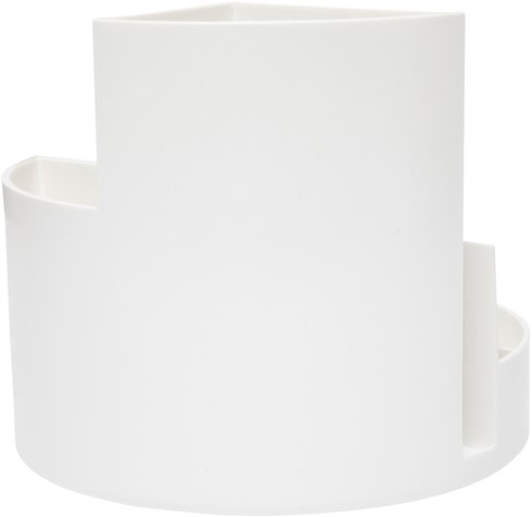 Pennenkoker MAULroundbox Blauwe Engel recycled 6 vaks wit-2