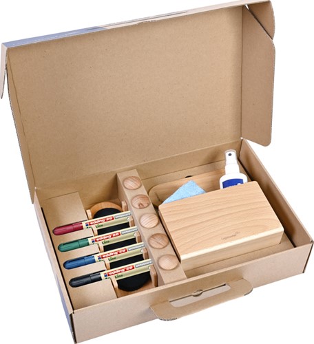 Whiteboard accessoire starter kit Legamaster WOODEN 17 stuks-2