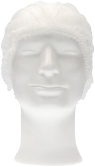 Haarnet CMT clip non-woven M 50cm PP wit 100 stuks
