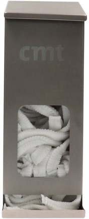 Haarnet CMT clip non-woven M 50cm PP wit 100 stuks-3