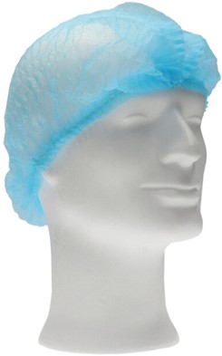 Haarnet CMT clip non-woven L 53cm PP blauw 100 stuks-3