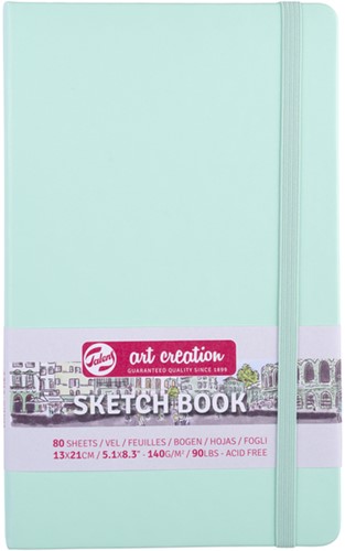Schetsboek Talens Art Creation 80 vel 140gr 130x210mm frisse munt