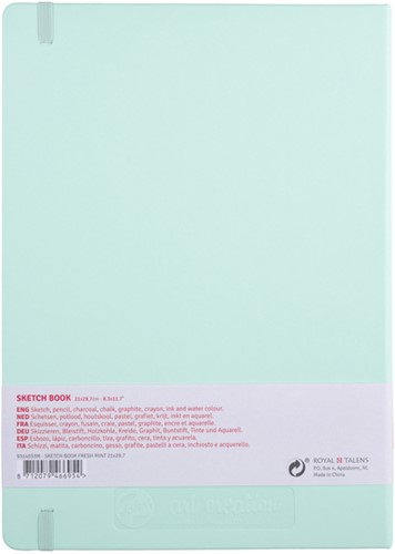 Schetsboek Talens Art Creation 80 vel 140gr 210x297mm frisse munt-2