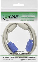Kabel Inline S VGA 15HD M-M 2 meter beige en blauw-2