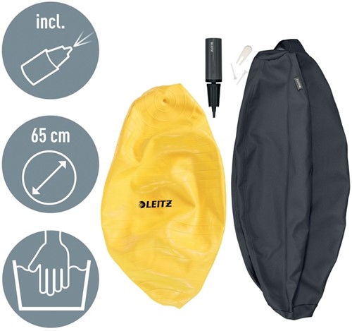 Actieve zitbal Leitz Ergo Cosy grijs-1