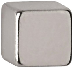 Magneet MAUL Neodymium kubus 5x5x5mm 1.1kg 10 stuks