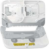 Toiletpapierdispenser Tork T7 Elevation Optiserve Coreless medium duo wit 558040-1