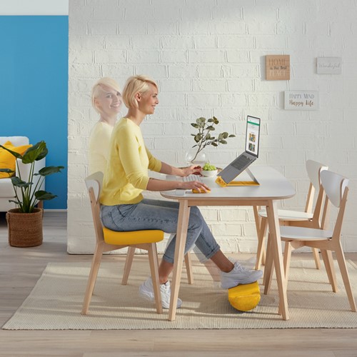 Laptopstandaard Leitz Ergo Cosy verstelbaar recyled geel-4